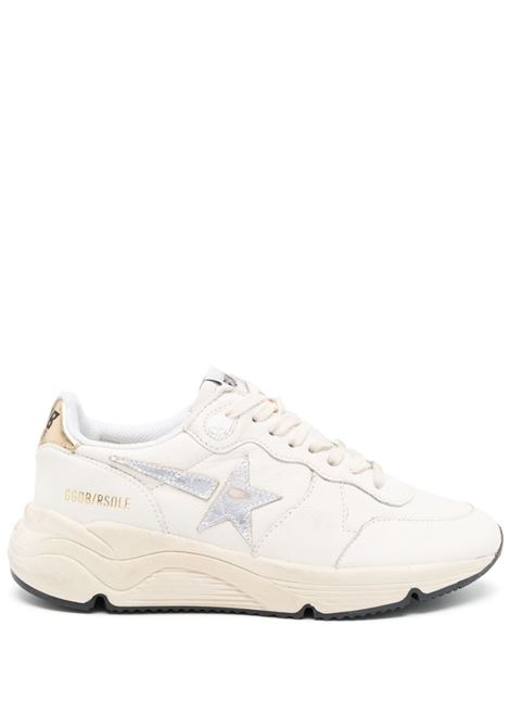 white and silver calf leather Running Sole sneakers  GOLDEN GOOSE | GWF00215-F00473710358